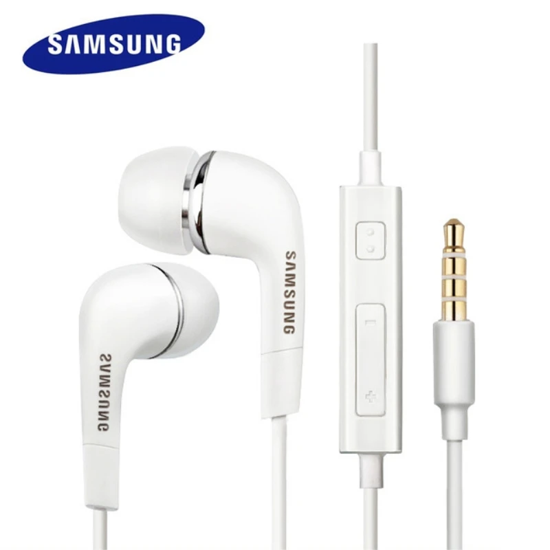 White No Box 3,5 мм наушники samsung EHS64 гарнитуры со встроенным микрофоном в уши проводные наушники для смартфонов с бесплатным подарком - Цвет: White No Box