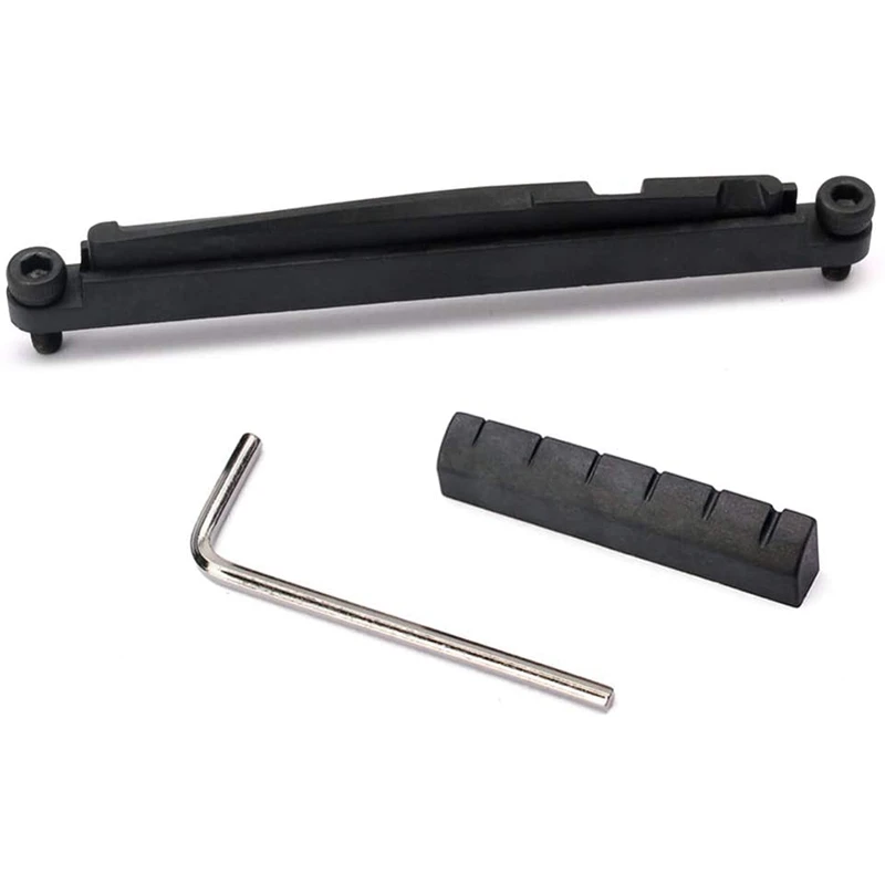 Гитара мост седло и Гайка Замена костная Седло с ферменной штангой гаечный ключ