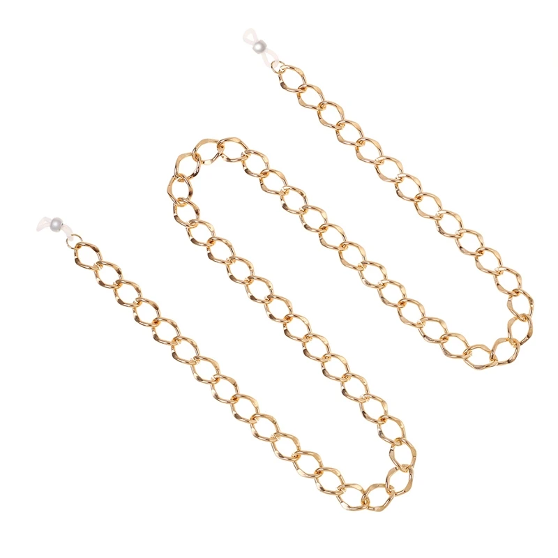 Висячая цепочка для очков преувеличенная большая пуговица трендовая мужчин и