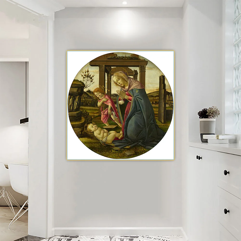 Citon Sandro Botticelli 》 украшение младенца художественная картина маслом Художественная