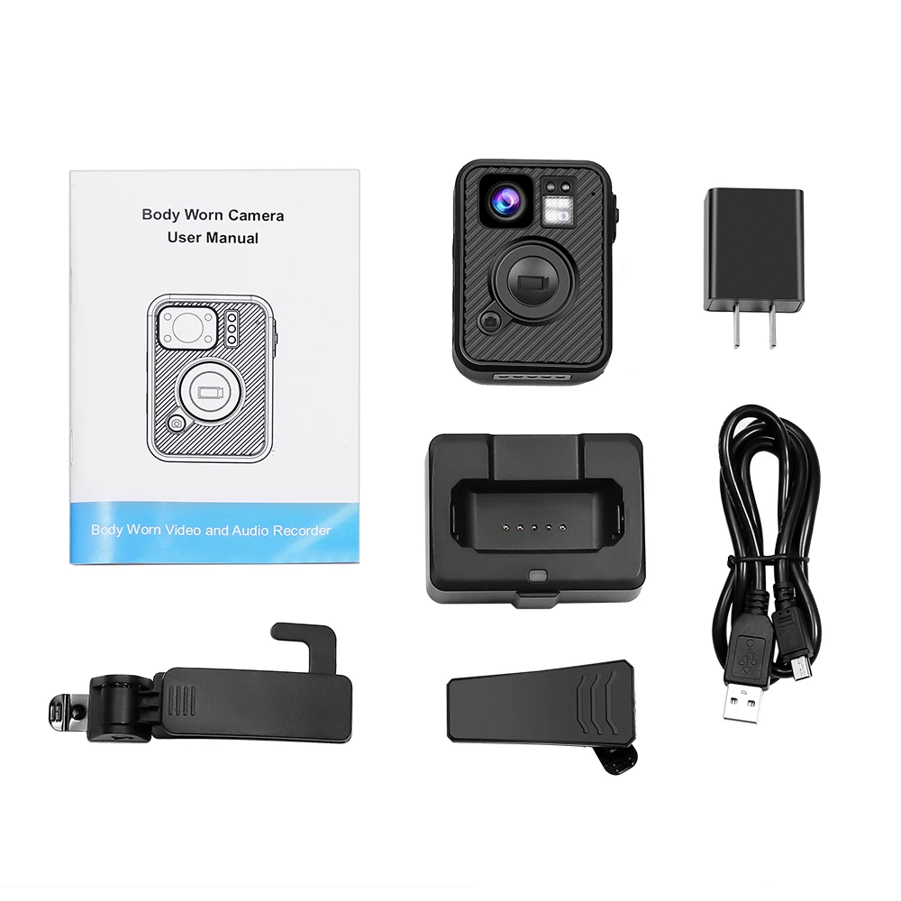

BOBLOV F1 Police Camera Mini Wifi Bodycam 1440P Worn Cameras Law Enforcement 10H Recording Night Vision DVR Recorder GPS