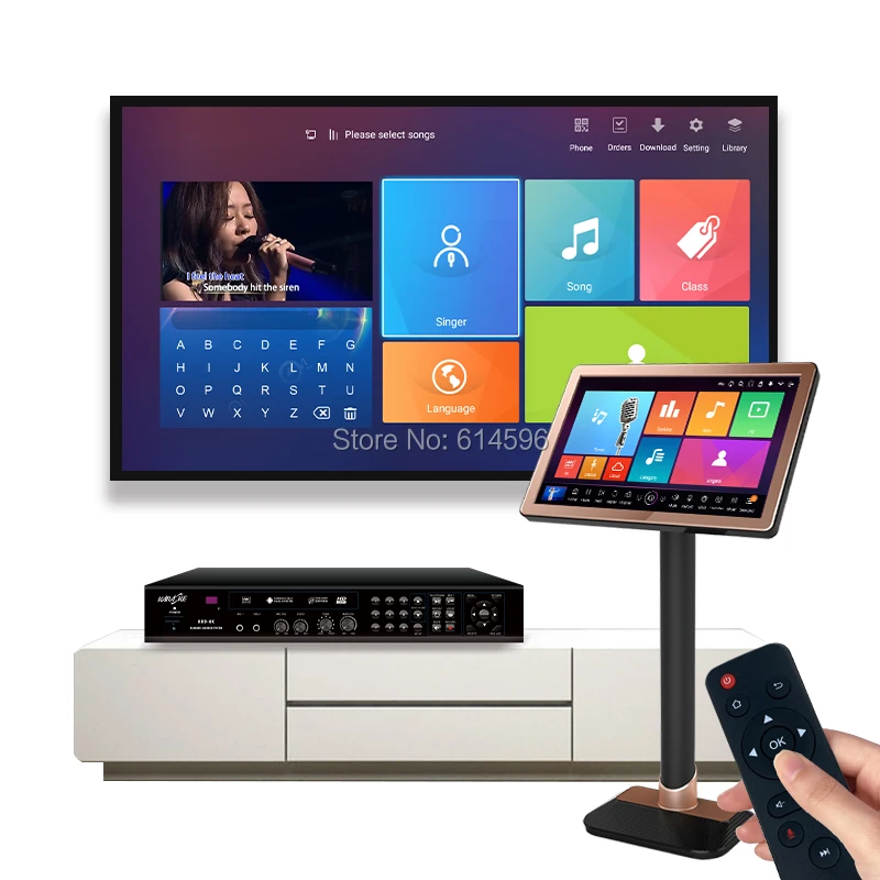HDMI караоке система проигрывания 2 ТБ профессиональный по требованию с песнями + 19