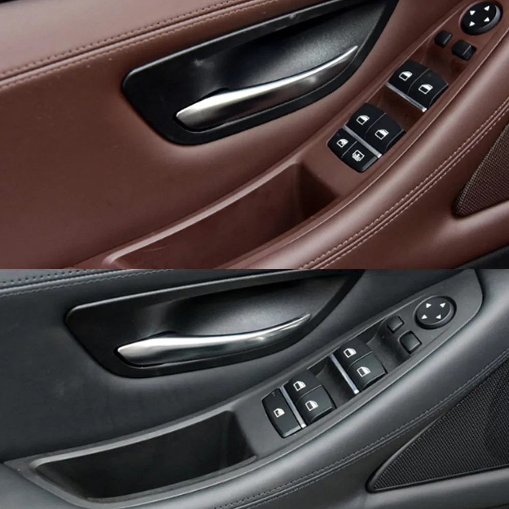 Левый руль LHD для BMW 5 серии F10 F11 F18 520 525 серая бежевая черная ручка интерьера