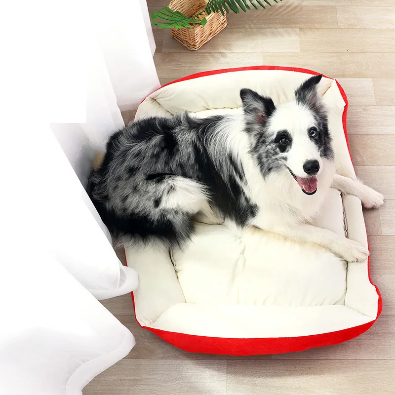 Pawstrip 6 размер мягкая кровать для собаки теплая зимняя подушка для щенка кровать для кошки теплая кровать для питомца домик для маленьких средних собак cama perro