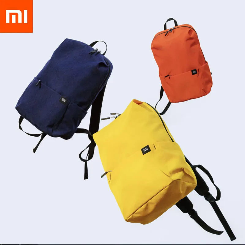 Новинка Xiaomi Простой повседневный рюкзак большой емкости 10 л Супер легкий
