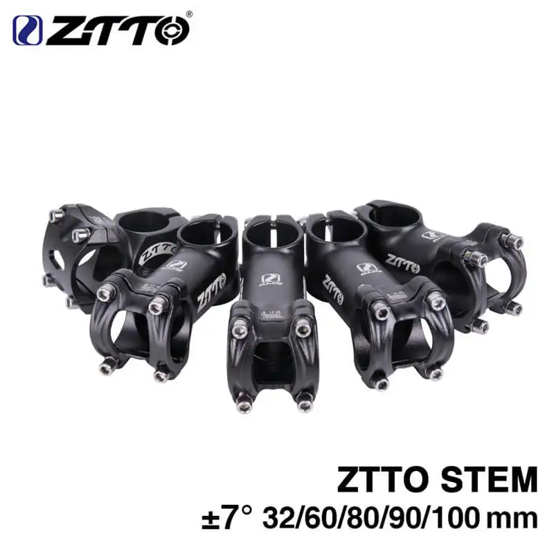 Стержень руля ZTTO 32/60/80/90/100 мм легкий стержень 31 8 черный из алюминиевого сплава для