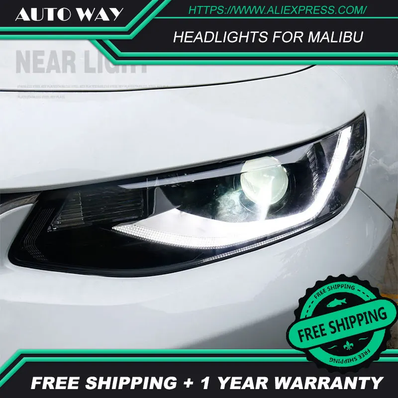 Автомобильный Стайлинг Головной фонарь чехол для Chevrolet Malibu 2017 2018 фары