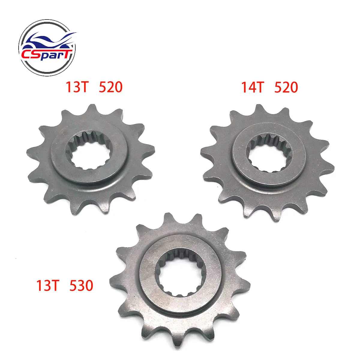 Фото NC450 13T 14T 520 530 Звездочка куб. См ZongShen XMoto apollo KAYO T6 eeb Кроссовый питбайк №1