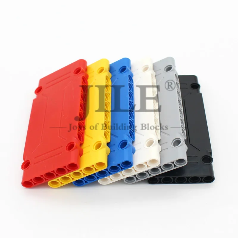 Технологическая панельная пластина 5x11x1 64782, креативный просвечивающий строительный блок, кирпич, совместимый с сборками наука, механический