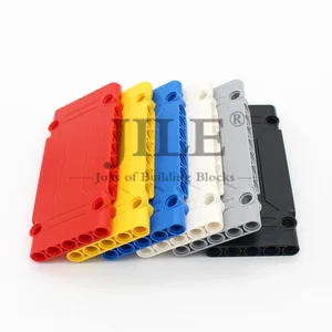 Технологическая панельная пластина 5x11x1 64782, креативный просвечивающий строительный блок, кирпич, совместимый с сборками наука, механический