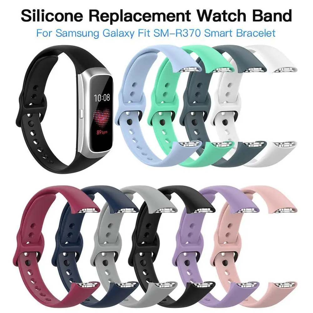 Для samsung Galaxy Fit ремешок силиконовый спортивный ремешок для SM-R370 Смарт-часы ремешок на запястье ремешок аксессуары