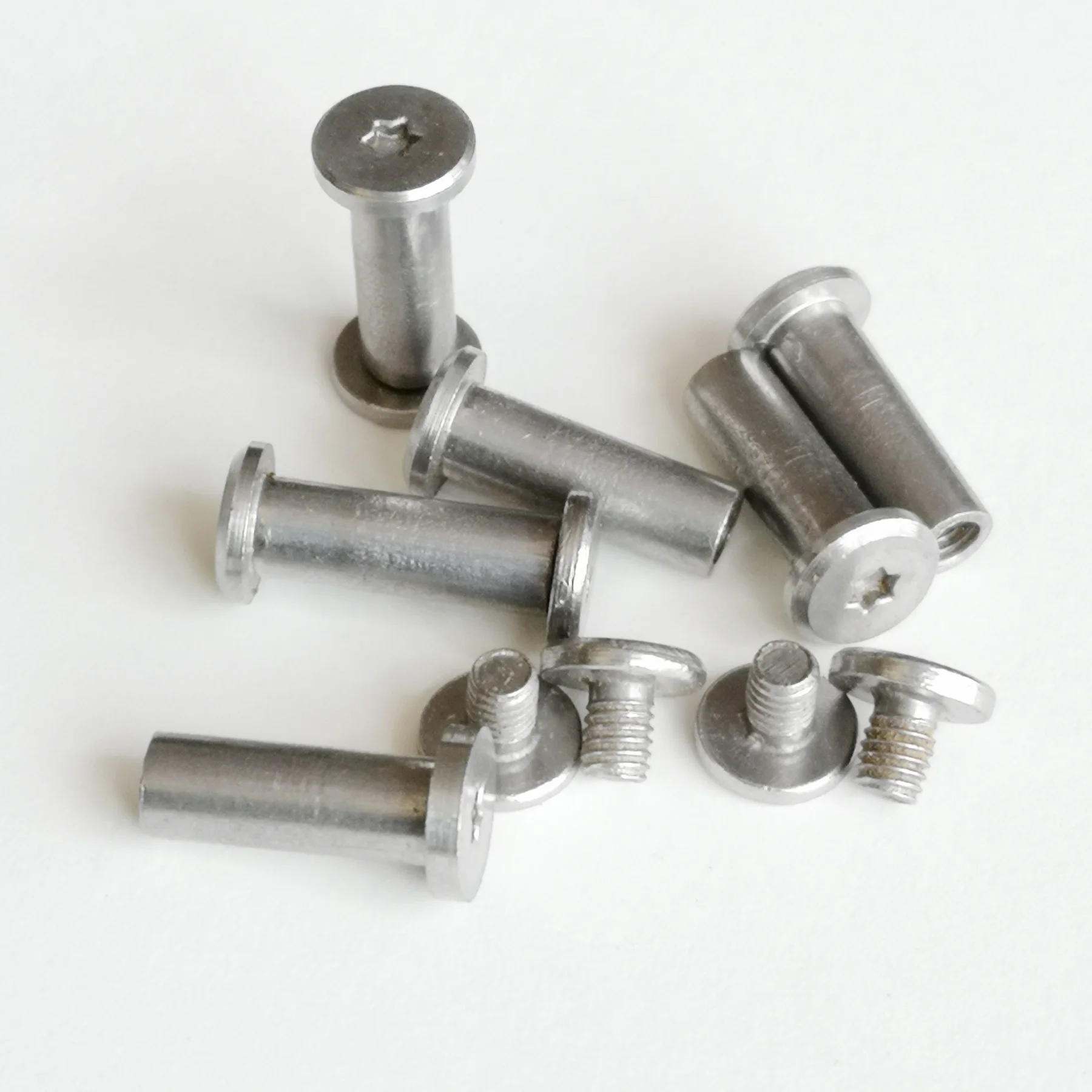 40 шт. DIY винт для ручки ножа с плоской головкой внутренний шестигранный EDC 5x15 мм