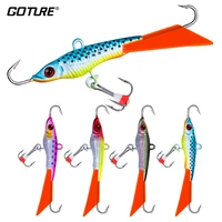 goture 1pc ice winter fishing lure wobblers balance jig hard artificial bait for pike walleye 79mm 17g