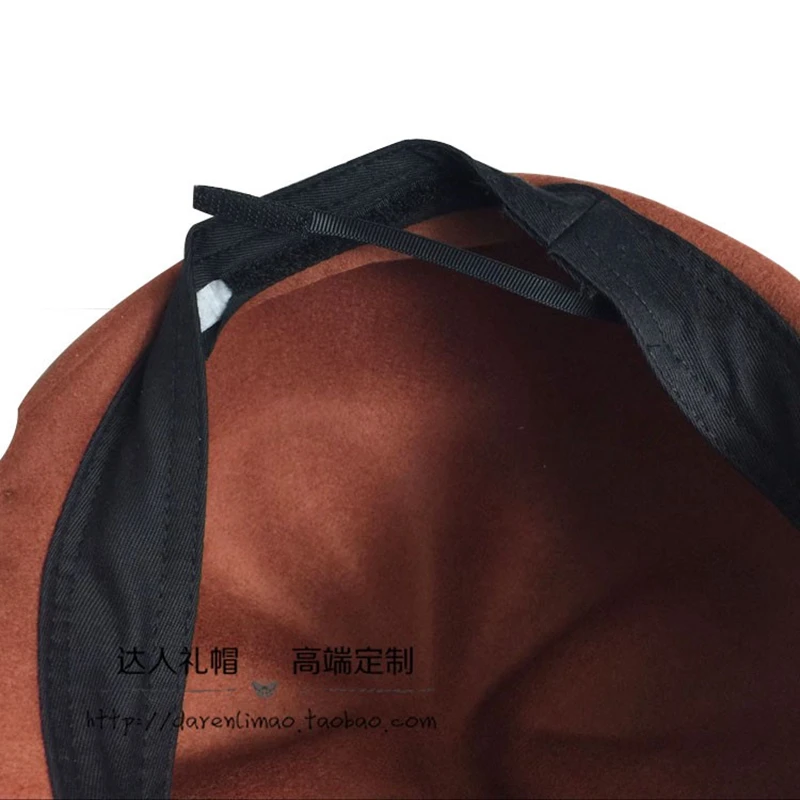 Индивидуальная Складная шапка из шерсти береты с двойным черным металлическим