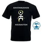 Новинка, футболки с логотипом einsturzenda Neubauten, Ник пещера, промышленное управление, Kmfdm