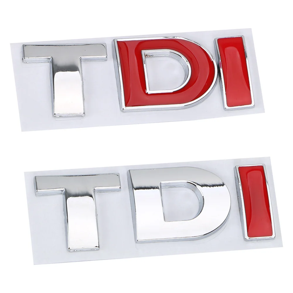 Металлическая 3D Автомобильная наклейка с логотипом TDI Эмблема для VW Golf JETTA PASSAT MK4