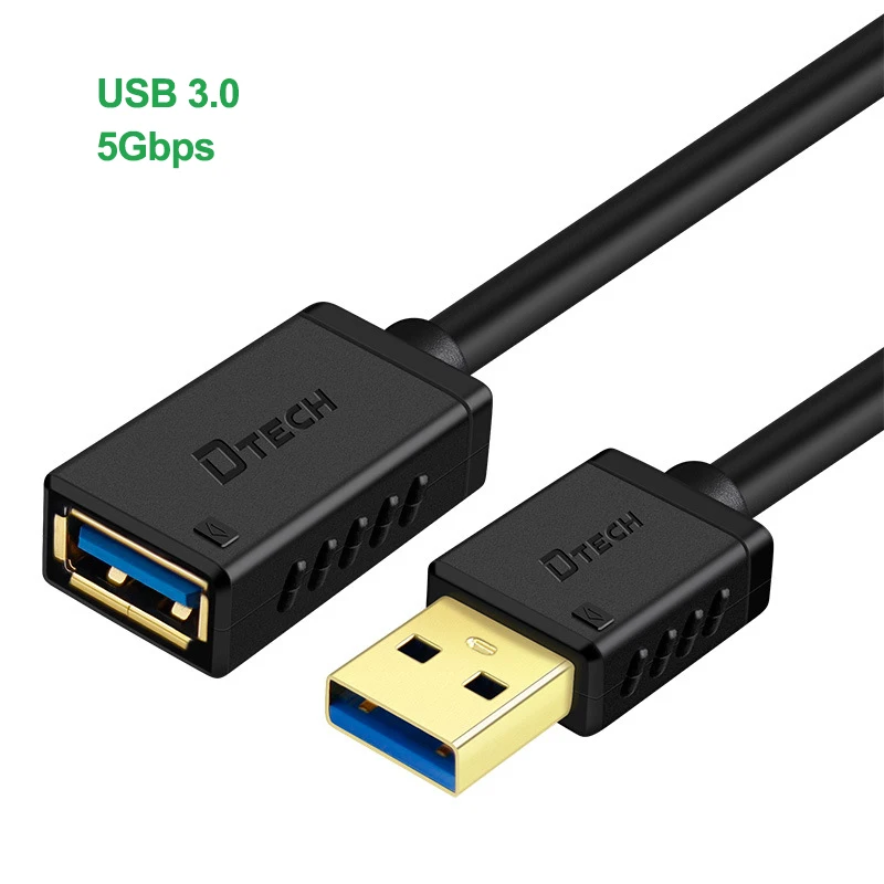 

TOMTIF 3m USB Extension Cable Male To Female 2m 1m USB Cable For Smart-TV PS4 Xbox One SSD Laptop PC Extender Cord USB 3.0 2.0