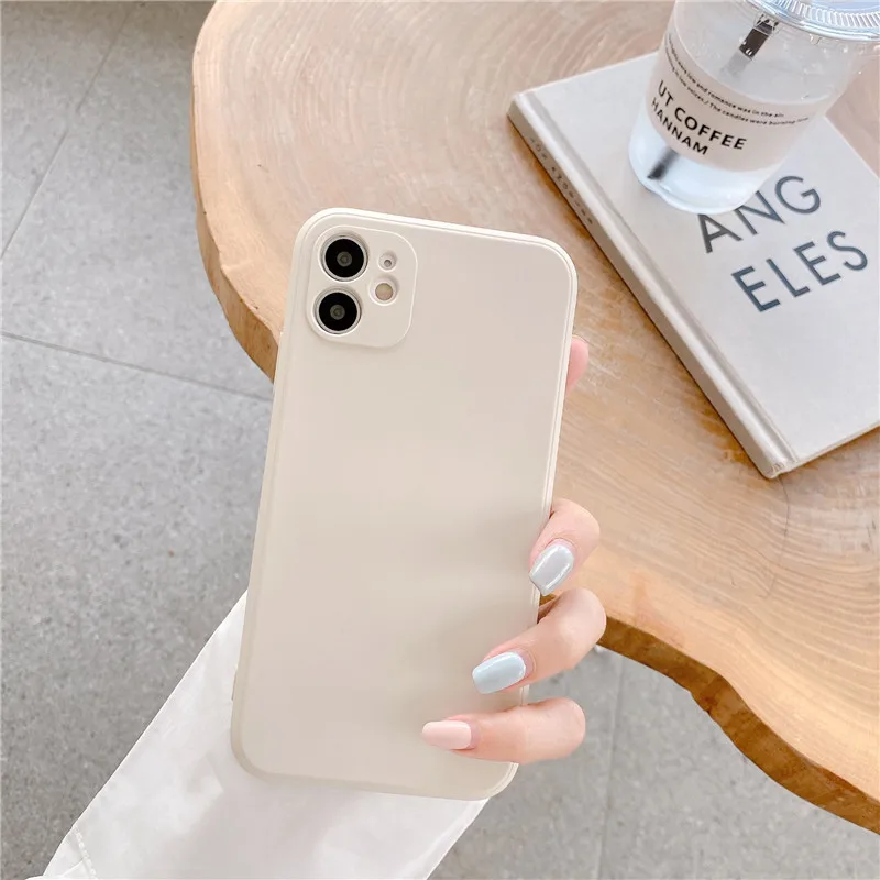 

Original Liquid Silicone Luxury Case For Apple iPhone 11 12 Pro Max mini 7 8 6 6S Plus XR X XS MAX 5 5S SE Shockproof Case Cover