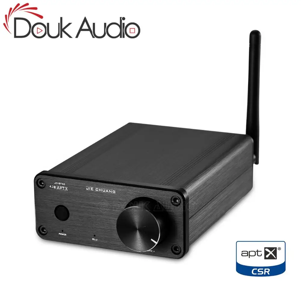 Douk аудио hi-fi TPA3116 цифровой усилитель мощности Bluetooth 4,2 аудио приемник APTX 50 Вт+ 50 Вт