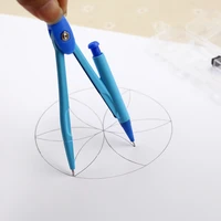 professional drawing compasses school math geometry set student stationery with lead core office school supplies drafting tool