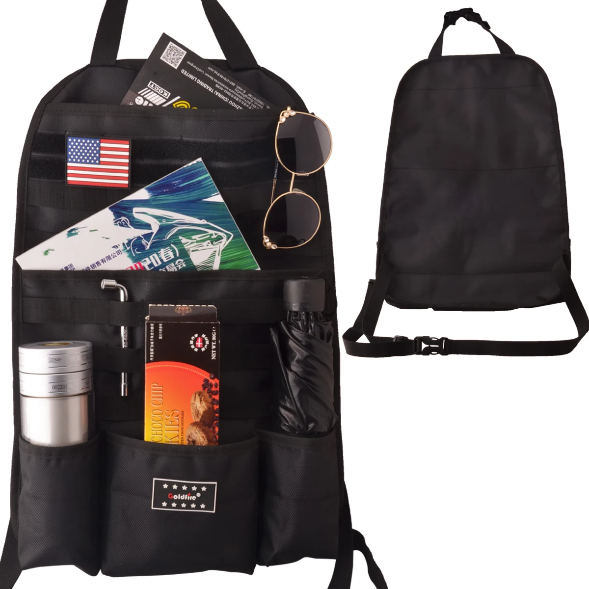 Тактический Органайзер на спинку сиденья автомобиля с системой Молле чехол