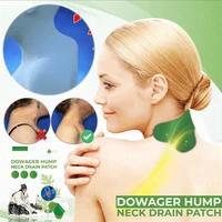 2022 dowager hump neck drain patch 12pcs wormwood neck patch body pain relief sticker for body care neck massager beauty health