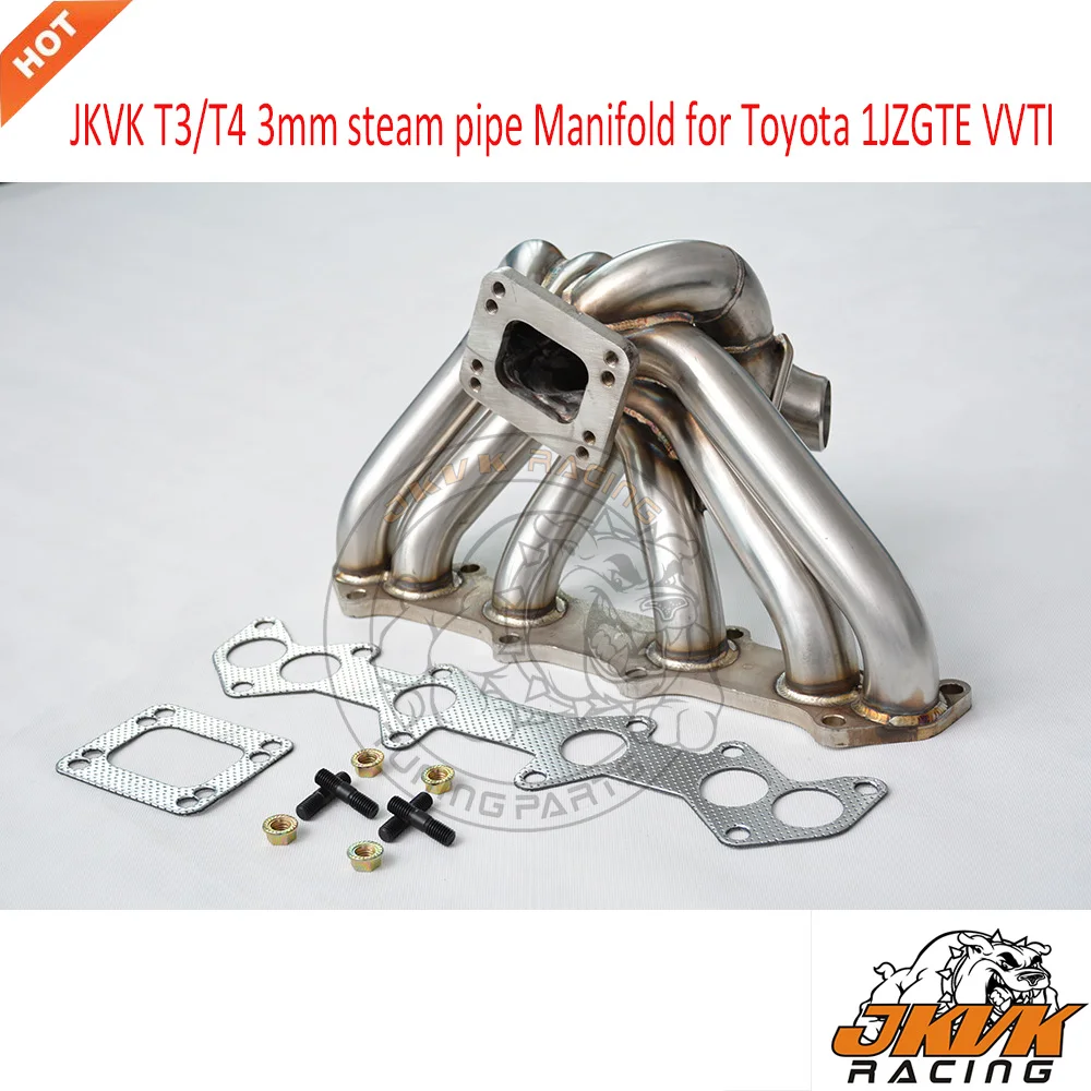 Паровая труба 3 мм JKVK турбоколлектор T3/T4 для игрушек ot 1JZGTE 1JZ VVTi|Выхлопной