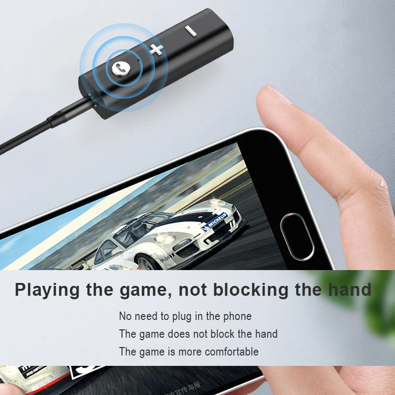 Приемник Bluetooth 5 0 BT001 для наушников с разъемом 3 мм беспроводной адаптер Aux аудио