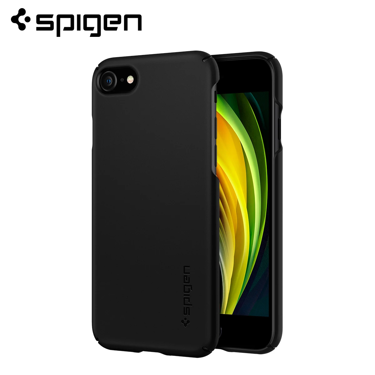 100% Оригинал Spigen Thin Fit Чехол для iPhone 7 | Премиум Легкий и Тонкий Жесткий Задняя