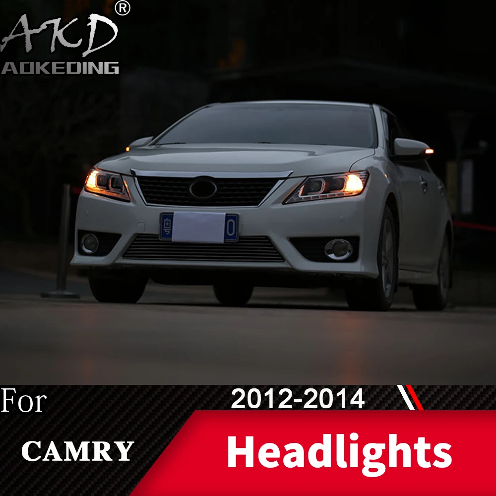 Фара для автомобиля Toyota Camry 2012- Camry V50 головной светильник s противотуманный светильник дневной ходовой светильник DRL H7 светодиодный Биксеноновая лампа аксессуары для автомобиля