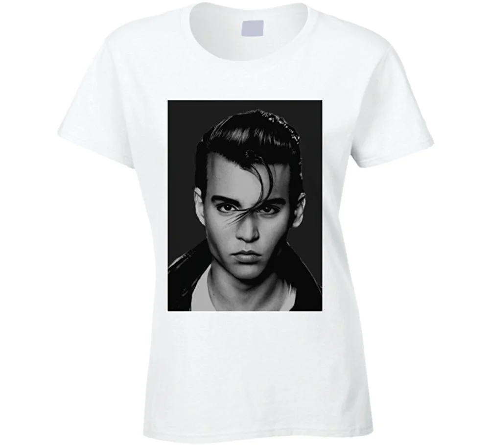 Мужская белая футболка с выцветшим лицом изображением лица|Мужские футболки| |