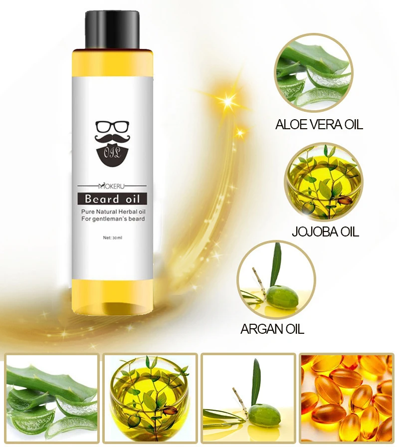 Натуральное органическое густое масло для бороды 30 мл против шелушений ухода за