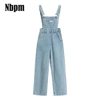 summer jeans 2021 fashion denim jumpsuits women playsuits chic vintage overalls trendy casual rompers loose bottom female jeans