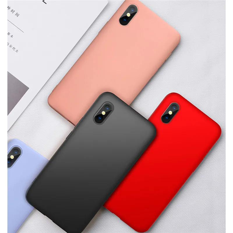 Lovely Liquid Silicone Soft TPU Cases For iphone 6 7 8S S Plus Colorful Cute Protection Cover X XS XR MAX |