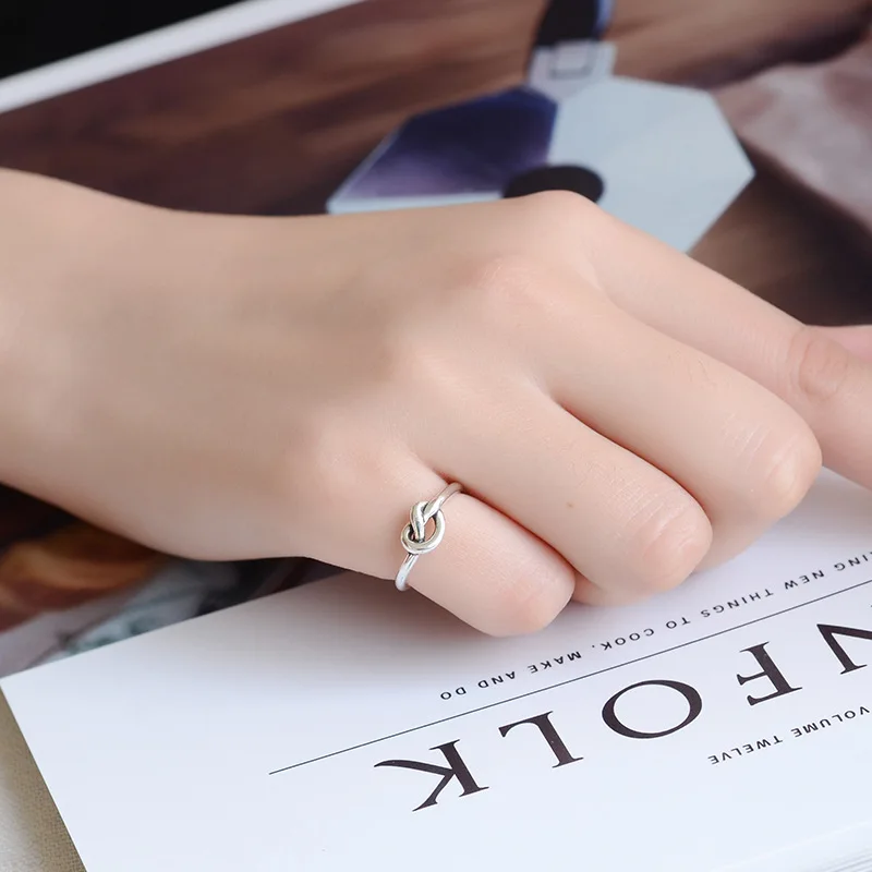 Женские открытые кольца из серебра 925 пробы винтажные аксессуары подарок подруге
