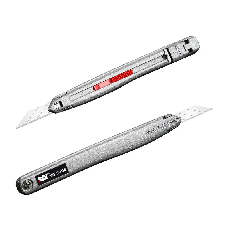 

Zinc Alloy Utility Knife Leather Cutting Engraving Unpacking Multifunctional Craft Knife 30 Degree Acute Angle Blade Stationery