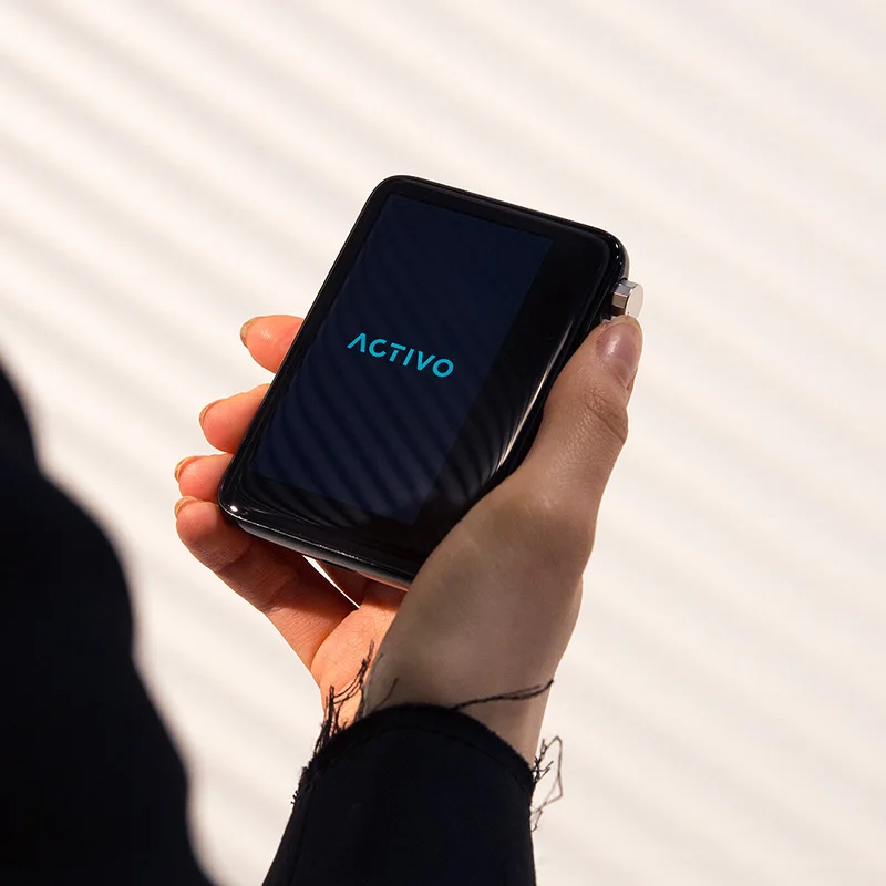 IRIVER ACTIVO CT10 HIFI плеер без потерь Музыкальный плеер полный сенсорный экран MP3 плеер портативный высококачественный плеер - Цвет: Черный