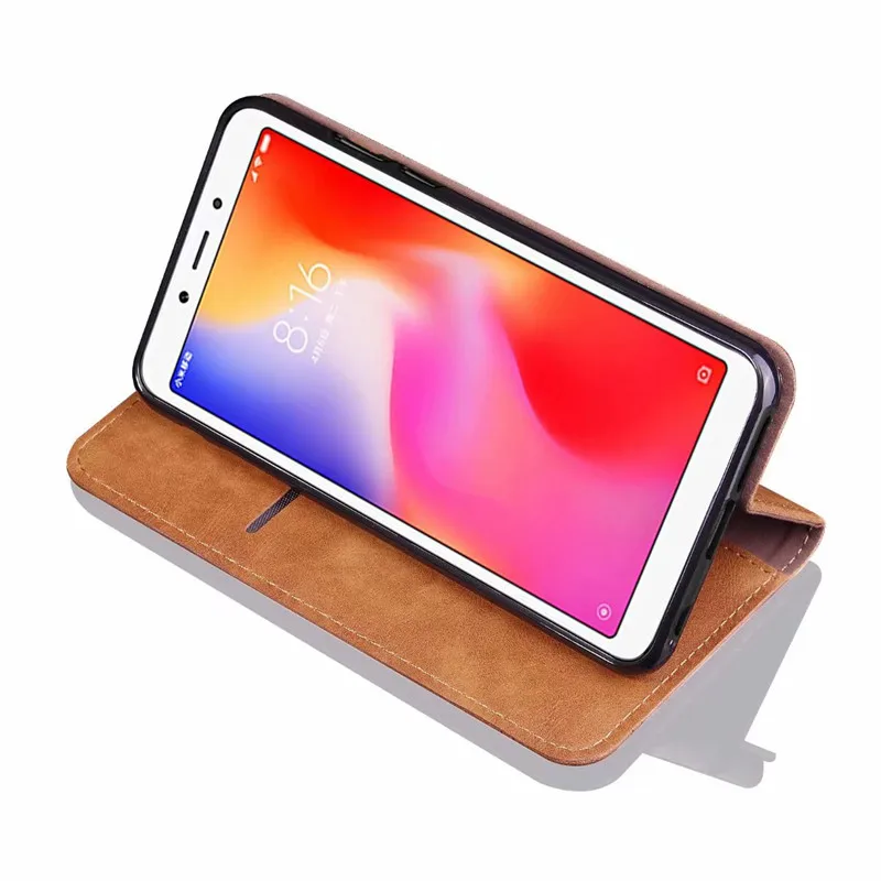 Кожаный чехол книжка для Xiaomi Redmi 6 6A 5 Plus Mi A1 A2 8 Lite S3 7 Note K20 Pro|Бамперы| |