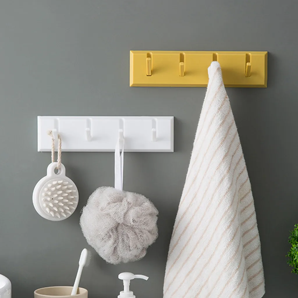 Вешалка для полотенец ванной и кухни крючок вешалка многофункциональные