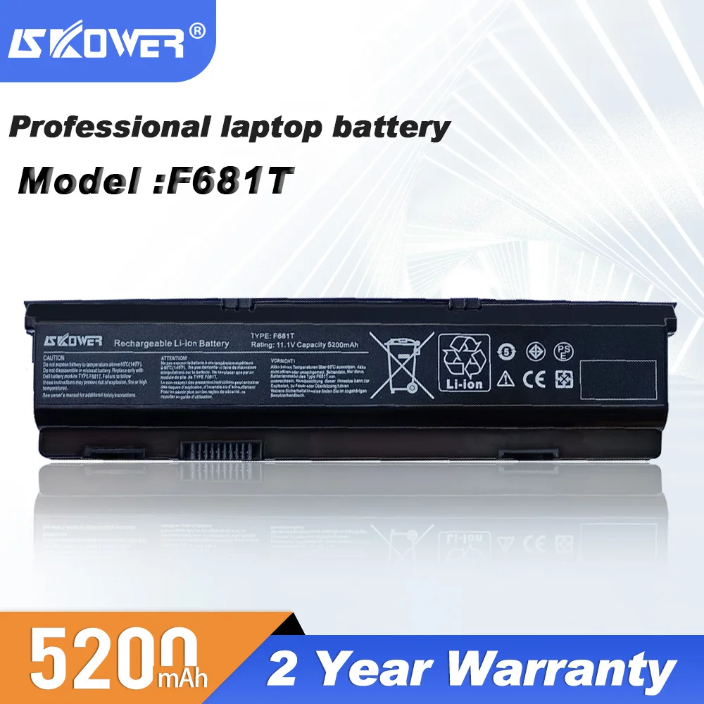 Аккумулятор для ноутбука Dell Alienware M15X P08G Замена F681T D951T SQU 722 724 5200mAh|Аккумуляторы