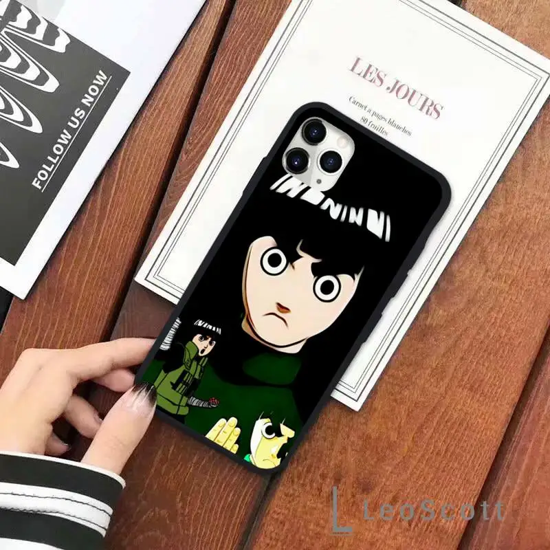 

Naruto Rock Bruce Lee Japan anime Phone Case for iPhone 11 12 pro XS MAX 8 7 6 6S Plus X 5S SE 2020 XR