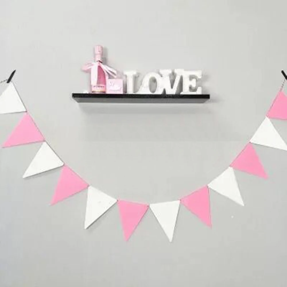 Баннеры на день рождения баннеры Вымпел Детские Свадебные гирлянды из флажков