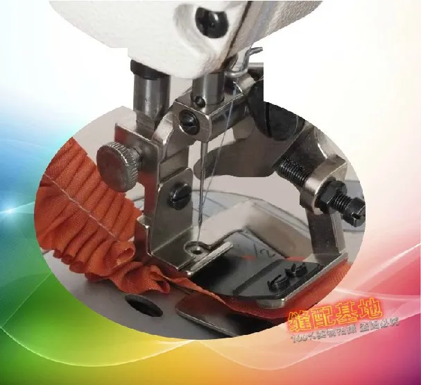 

Industrial Sewing Machine Parts Pleating Device Wrinkles Presser Foot