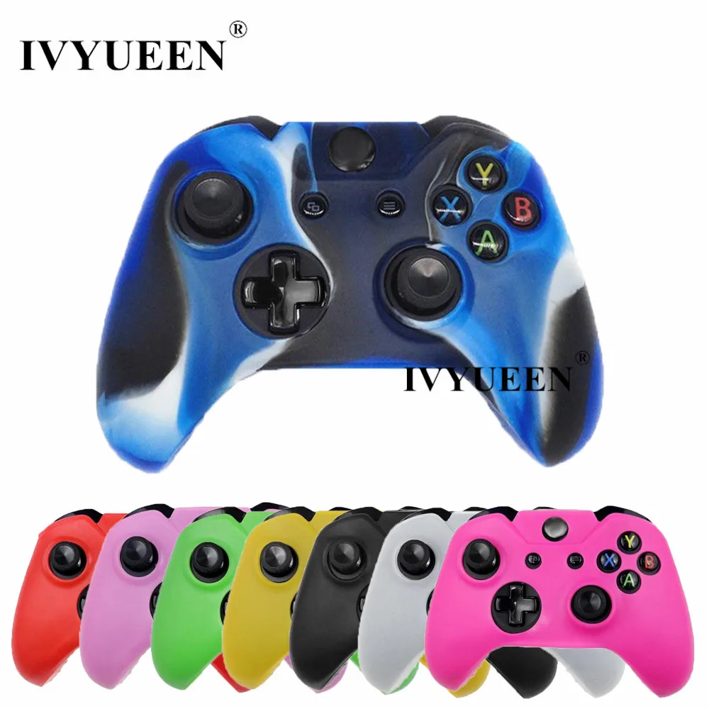 Мягкий силиконовый резиновый защитный чехол IVYUEEN для геймпада Microsoft Xbox one 1 черный