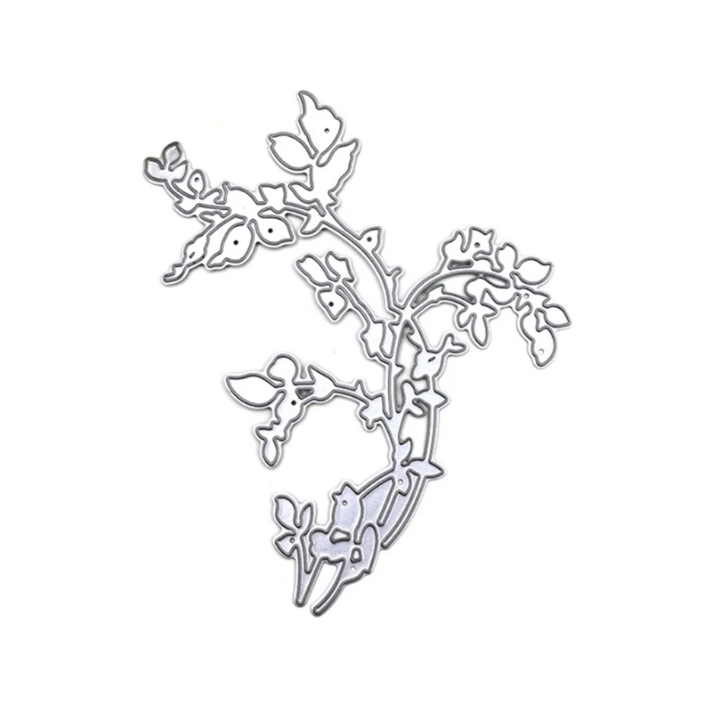 

Tree Twig Pattern Metal Cutting Dies Stencil Scrapbooking DIY Album Stamp Paper Card Embossing Decoration Craft