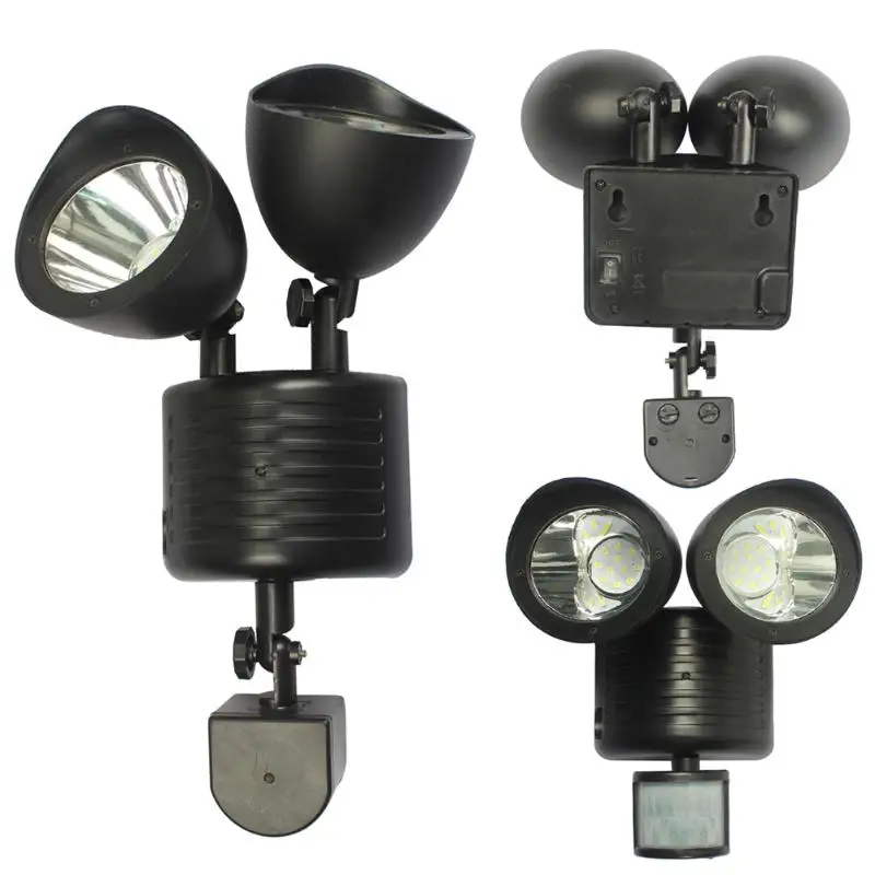 

22 LED Outdoor Solar Light Dual Detector Motion Sensor Security Lighting Waterproof Street Garden LED Wall Lights Dropshipping