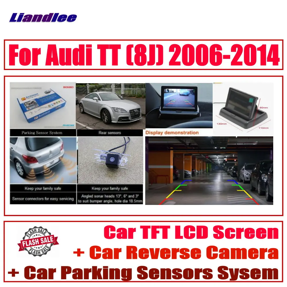 Автомобильная цифровая система датчиков парковки для Audi TT (8J) 2006-2014 HD монитор