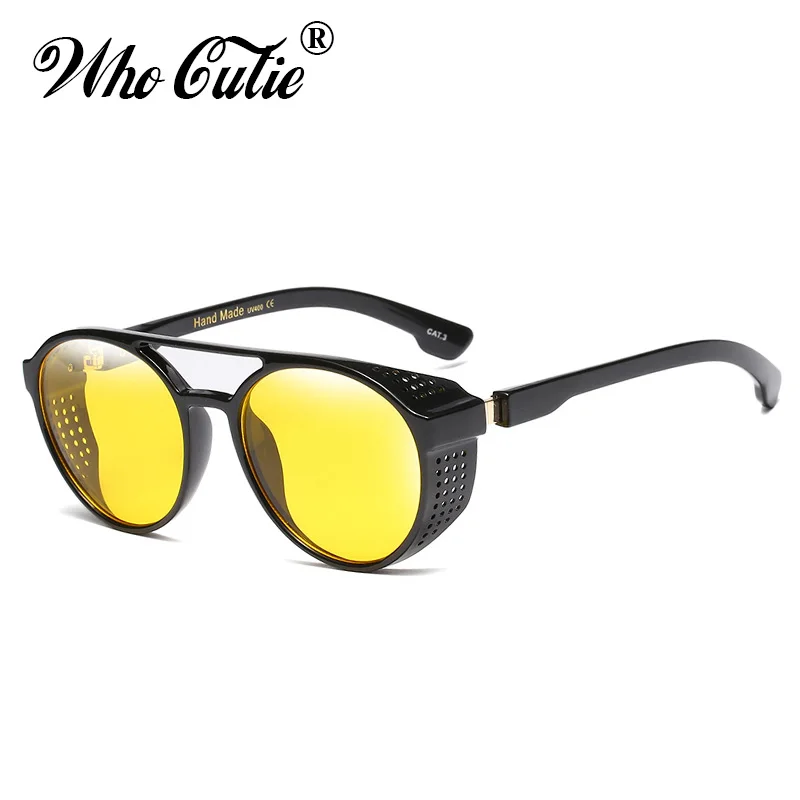 Очки WHO CUTIE мужские солнцезащитные брендовые дизайнерские очки в готической
