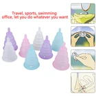 Складная менструальная чаша из медицинского силикона, Женская гигиена, многоразовая Женская чаша для месячного здоровья, менструальная Женская чаша