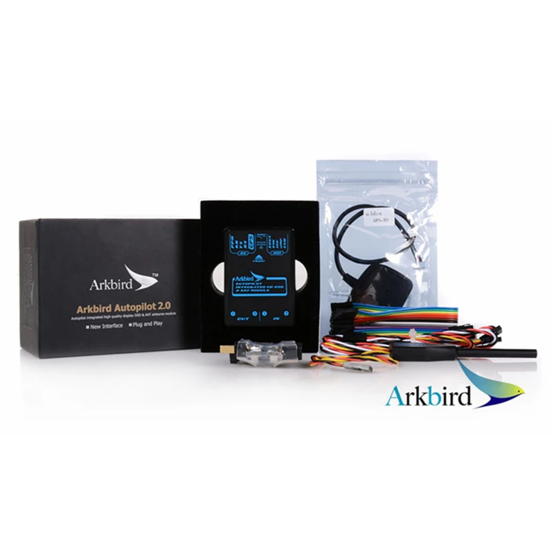 2019 Новый Контроллер полета автопилота Arkbird FPV OSD V2.0, интегрированный модуль литейной связи с непрерывными кабелями, plug and play